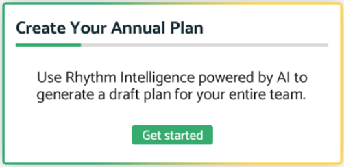 Create Your Annual Plan in seconds with Plan Builder